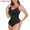 Camiseta com decote em v sexy tanga bodysuit para mulheres emagrecimento cintura trainer shapewear barriga controle topos suave corpo shaper para fora bodysuits