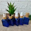 Storage Bottles Cosmetic Packaging Custom 200pcs Essential Oil Bottle 30ml Colorful Square Glass Dropper