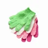 Gants de douche lavage de bain lavage époutteur exfoliant le corps du corps gant