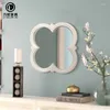 Dekorativa figurer YY Makeup Mirror Dressing Wall Decoration and Hanging