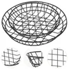 Dinnerware Sets Snack Basket Storage Fruit Plate Fruits Wire Container Bread Serving For Baskets French Fries Hamper