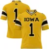 Men College Football Iowa Hawkeyes 12 Cade McNamara Jersey University 2 Kaleb Johnson 85 Luke Lachey 34 Jay Higgins 28 Kamari Moulton 83 Erick All Munditeded