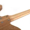 Guitarra elétrica sólida sem cabeça natural, cinco peças, pescoço de bordo, viagem, portátil