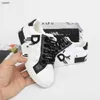 Fashion kids shoes designer baby Sneakers Size 26-35 Including boxes Black and white color scheme design girls boys shoe Dec20