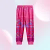 Girl encanto pijamas crianças azuis rosa mirabel impressão de mangas compridas e calças 2 pcs roupas de roupa de sono infantis de roupas de dormir g25243675