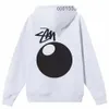 Designer hoodie stussiness män damer tärning tryck t-shirt rund nacke pullover par tee bomull hög gata högkvalitativ gata jumper tröja lösa h2ss#