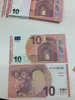 Banknoty Symulacja Euro Waluty Props Partia Zabawy Fałszywe pieniądze Euro Kopiuj pieniądze rzeczywisty rozmiar 1: 2