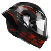 Casques Moto AGV Moto Design Moto Sécurité Confort Italien Agv Pista Gp Rr Professionnel Course En Fiber De Carbone Cyclisme En Plein Air Casque Intégral EMBN