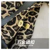 Bolsas de noche Moda Tote Compras Bolsa de viaje Lienzo Crossbody para mujeres Bolsos Gran capacidad Leopardo Estampado Hombro