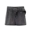 Skirts Denim Skirt For Women Summer American Vintage High Waist Spicy Girl Mini Short Blue Brown Black Wrapped Hip Pants