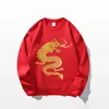 Chinese DragonYRYT 400g Damen-Sweatshirt mit Rundhalsausschnitt, Kapuzenpullover, lässiges, bequemes Thermo-Langarm-Herbst-Outfit 240102