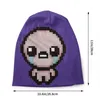 Berets A ligação de Isaac Pixel Skullies Beanies Caps para homens mulheres unisex legal inverno quente malha chapéu adulto bonnet chapéus