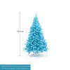 Christmas Decorations Blue Tree Package Encrypted Luminous Decoration Set El Shopping Mall Household 1.5/1.8 Scene Layout Plants