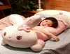 kawaii soft pink rabbit plush toy giant stuffed cartoon bunny doll toys sleeping pillows for girl gift decoration 90cm 115cm 145cm5447938