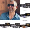 2022 Männer Vintage Pilot Sonnenbrille Quadratische Damen Sonnenbrille Mode Designer Shades Luxus Golden Frame Sonnenbrille UV400 Farbverlauf LXN-EVO