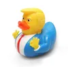 Креативный ПВХ флаг Trump Duck Party Favor Bath Floating Water Toy Party Supplies Забавные детские желтые утки Игрушки в подарок