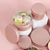 Round Aluminum Tin Cans Bottles with Screw Top Lids Metal Empty Tea Storage Case Cosmetic Cream Lip Balm Jars Containers