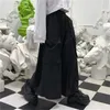 Women's Pants Plus Size Women Wide Leg Y2K Streetwear Loose BF Big Pocket Cargo 90S Gothic Harajuku Oversize Female Trousers 6XL