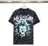 شورت Hellstar Shirt Hellstar Mens Tirt Shirt Shirt Shirts Foamded Print Flower Flower Shorts Sourds Hellstar Draw Rope Metal Button Sport Pants الخامس