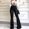 Jeans pour femmes Femmes Taille haute Frenal Streetwear Y2K Flared 90S Mode Stretch Maman Pantalon à jambes larges Pantalon en denim élégant