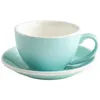 Керамическая чашка для кофе и блюдце на 300 мл, керамические чашки для латте, кружка для молока для завтрака, послеобеденная чашка, фарфоровые кружки для воды, оптовая продажа 240102