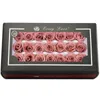 Rose naturelle préservée de qualité B, 23cm, véritable, immortelle, longue durée, tête fraîche, ours éternel, matériaux de bricolage, cadeau pour petite amie, 240103