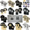 Hommes College Purdue Football 1 Hudson Card Jerseys Université 45 Devin 3 Tyrone Tracy Jr 4 Deion Burks 31 Dillon Thieneman 21 Sanoussi Kane ProSphere Noir Blanc Marron