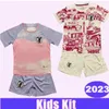 2023 Japan Soccer Trikots Kids Kit Fashion Version Minamino Nagatomo Haraguchi Yoshida Tsubasa Atom Honda Osako Home Kinderanzug Fußballhemden