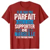 남성용 T 셔츠 여름 스타일 드 마르세유 Je Ne Suis Pas Parfait Mais 그래픽면 짧은 소매 생일 선물 티셔츠 스트리트웨어