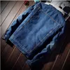 Men's Jackets Denim Jacket Men And Coats Brand Clothing Chaquetas Hombre Fashion Jeans Winter Thick Warm Male Cowboy Outwear XXL