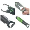 Newest 360 Degree Rotatable With Scale Rubber Handle Lip Grip Tackle Aluminum Fishing Grabber For Crap Catching