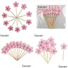 Cupcake Lincaier 10 Stücke Rosa Kirschblüten Topper Mädchen Geburtstag Party Dekorationen Kinder Sakura Kuchen Liefert Zubehör Blume Dro Dhhn1