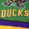 Herren Mighty Duckss Trikot 33 Greg Goldberg 96 Charlie Conway 99 Adam Banks Genähte Eishockey-Trikots AUF LAGER Fase Versand S-XXXL