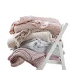 Koce japoński koc wypoczynkowy rzut bawełniany gofrowe ręcznik Sofa Cover Office biuro klimatyzacja cienki na łóżka wygodne