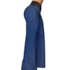 Spodnie damskie kobiety pusta wysoka talia długa prosta szeroka noga niebieska swobodne spodnie sprężyste paski lekkie