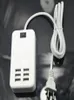 6 bağlantı noktası USB Seyahat Duvarı Şarj Cihazı 5V 6A 30W USB Masaüstü Şarj Cihazı Adaptör Duvar Şarj Cihazı ABD AB Fişi Samsung için 15m kablolu S65469029