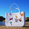 Sacs de plage Extra Large Boggs Sac Été EVA Pique-nique Fourre-tout Trous Sac à main étanche Pochette Shopping Épaulestylishyslbags