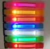 LED Festival Glow Wrist Band Concert Glowing Bracelet Nylon Weaving Party Flashing Light Up Wristband Bracelets Supplies