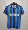 2009 Final Inter Milan Milito Nedsanetti Classic Retro Jersey Eto 'O Football 97 98 99 01 02 03 Baggio Adriano Zamorano Nedsanetti Eto' O Ronaldo Ibrahimovic Jersey