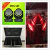 Luzes 2 peças com case de voo China mx512 rgbwa uv lavagem dmx zoom 6 em 1 led lavagem de cabeça móvel 36x18w luz de zoom led