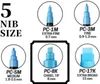 Uni POSCAセット815アクリルペイントペンPC8Kボールドポイントヒントあらゆる種類のレタリングとストリートアート作品のマークマーキング240102