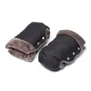 Części do wózka maluchowe podgrzewaj ręka miękkie ciepłe rękawiczki dla rodziców wygodne mufka zimna pogoda wiatroodporne kajdanki y55b