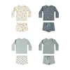 Носить оленя Jonmi 2023 Summer Beaby Boys Swimwear Sets с длинными рукавами шорты 2 шт.