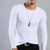 Men's T Shirts ARCSINX Long Sleeve T-Shirt 6XL 5XL 4XL Plus Size Winter Spring Slim Fit Men Cotton O-Neck Crossfit Tee Shirt 3XL