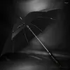 Parasol golf dżentelmeni parasol vintage luksusowy wiatrówek silny czarny samochód schronienie Słońce Rain Paraguas na zewnątrz