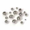 Bracelet 100pcs Stainless Steel Spacer Loose Beads Ball 310mm Big Small Hole for Charms Bracelets Necklaces Jewelry Making Wholesale