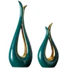 Vases Modern Minimalist Creative Water Droplet Shaped Decoration Home Soft Ceramic Vase