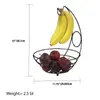 Borden Wire Collection Fruitschaal Met Bananenboom Zwarte Houder