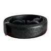 Smooth leather belt luxury belt designer for men big buckle male chastity top fashion mens