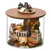 Maison de poupée Miniature à monter soi-même, avec Kit de meubles, petite maison avec accessoires, cadeau magique pour filles et adolescentes, cadeau de noël, 240102